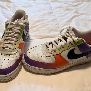 Nike Air Force 1 Low, Women’s Sneakers  Multicolor Tie Dye, Size 8